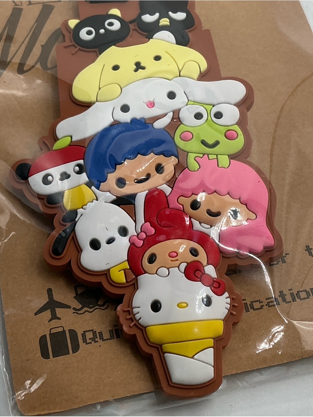 Hello Kitty Lot Friends Plush Stuffed Animals Keychain Luggage Tag Phone Holder - Picture 7 of 16